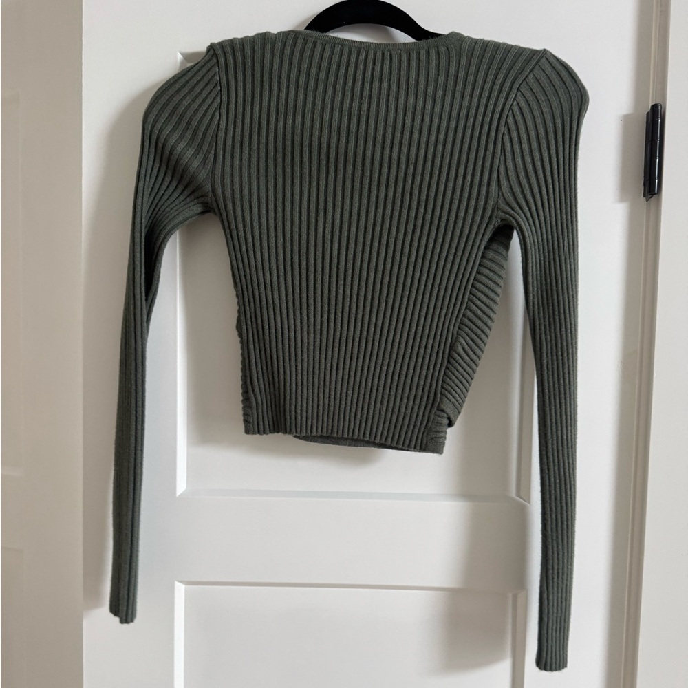 Abercrombie & Fitch Luxloft slim Wrap Sweater - Picture 4 of 5